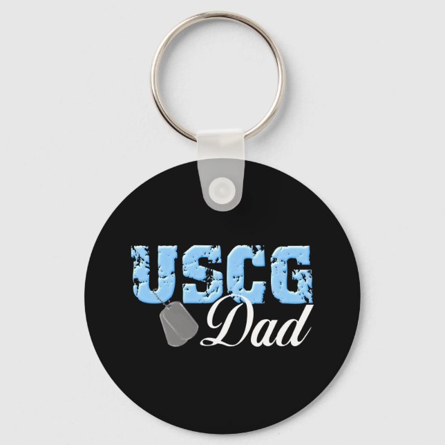 USCG Dad Keychain (Front)