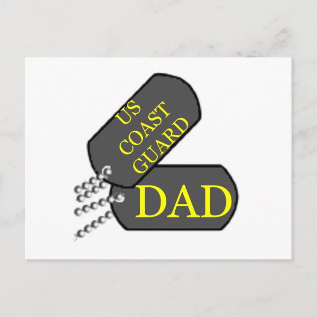 USCG Dad Postcard (Front)