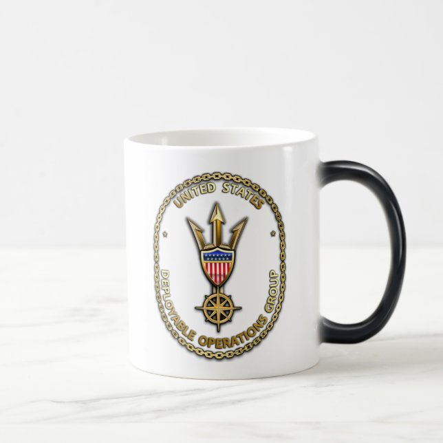 USCG Deployable Operations Group) Color Morph Mug (Right)