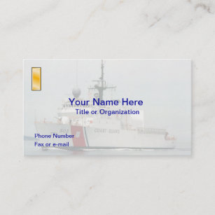 USCG Ensign Business Card