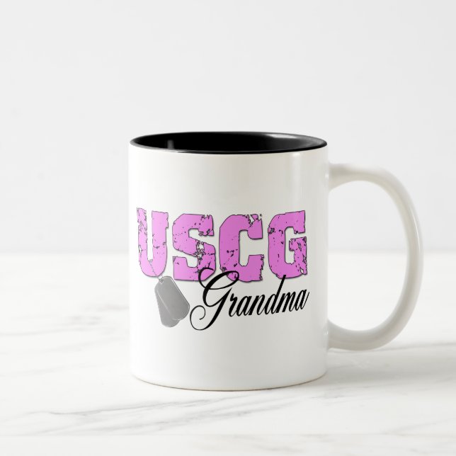 USCG Grandma Two-Tone Coffee Mug (Right)