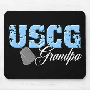 USCG Grandpa Mouse Pad