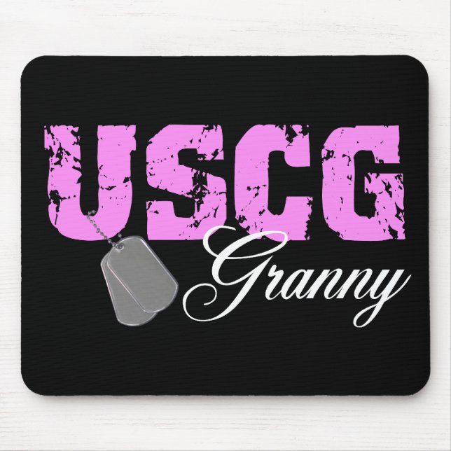 USCG Granny Mouse Pad (Front)