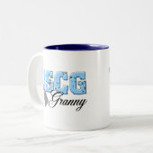 USCG Granny Two-Tone Coffee Mug (Front Left)