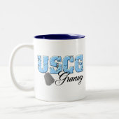 USCG Granny Two-Tone Coffee Mug (Left)