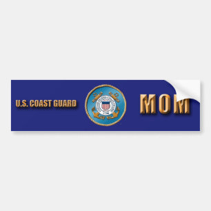 USCG Mom Bumper Sticker