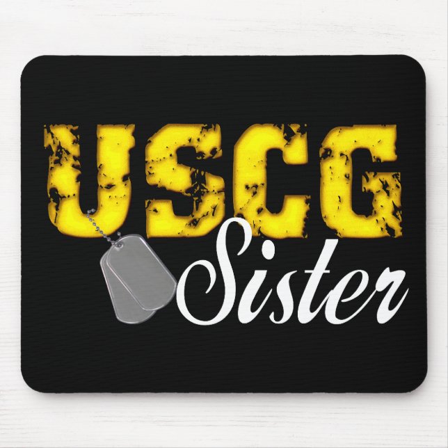 USCG Sister Mouse Pad (Front)