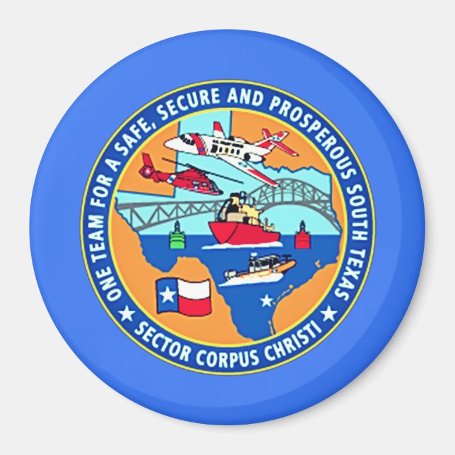 USCG Station Corpus Christi Texas Magnet (Front)