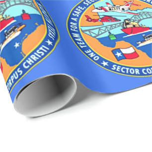 USCG Station Corpus Christi Texas Wrapping Paper