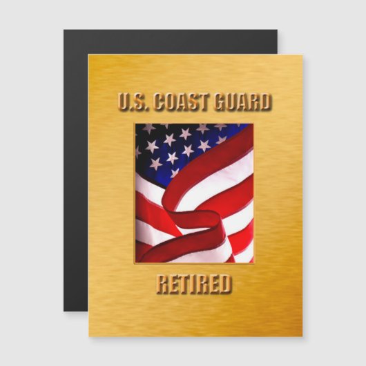 USCG Thin Magnetic Card (Front/Back)