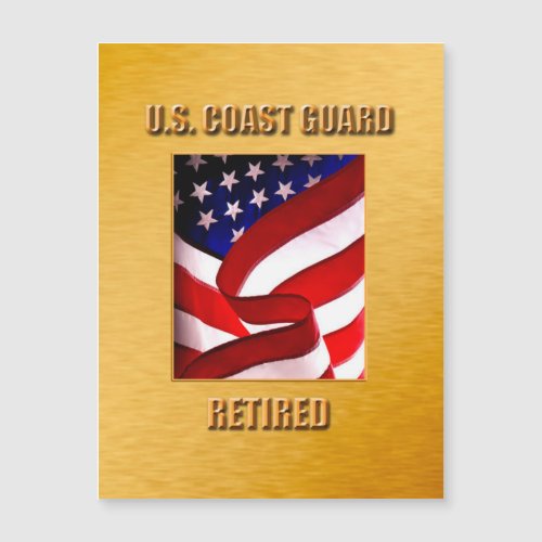 USCG Thin Magnetic Card