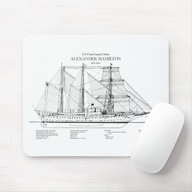 USCGC Alexander Hamilton wix-272 - SBD Mouse Pad (With Mouse)