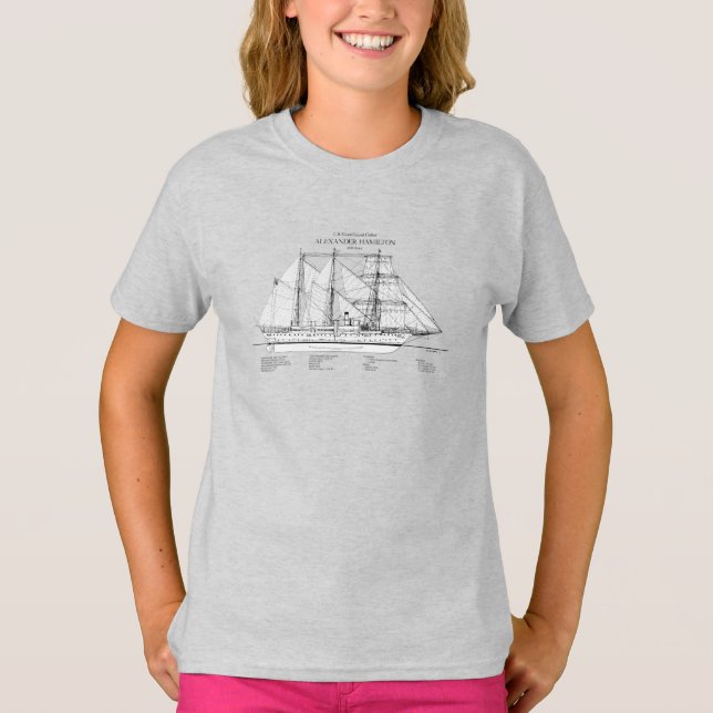 USCGC Alexander Hamilton wix-272 - SBD T-Shirt (Front)