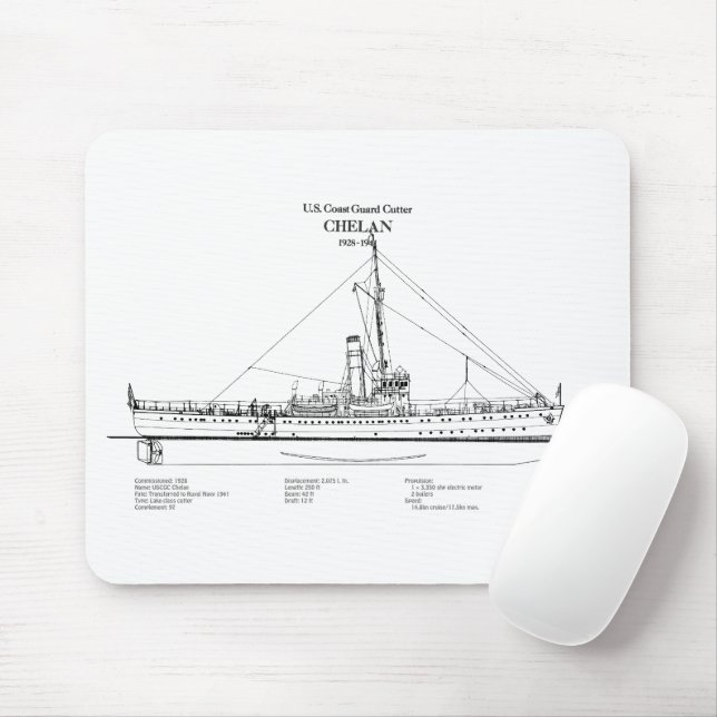 USCGC Chelan - SBD Mouse Pad (With Mouse)