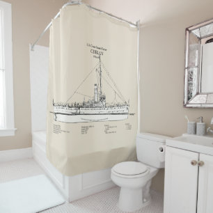 USCGC Chelan - SBD Shower Curtain