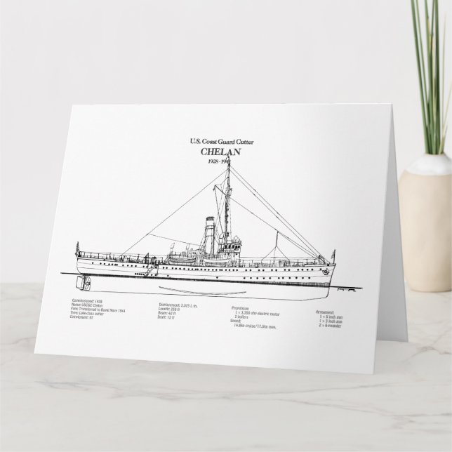 USCGC Chelan - SBD Thank You Card (Front)