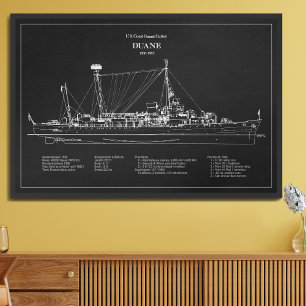 USCGC Duane wpg-33 – PD Framed Art