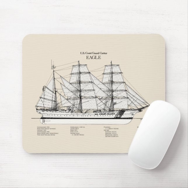 USCGC Eagle wix-327 - SBD Mouse Pad (With Mouse)