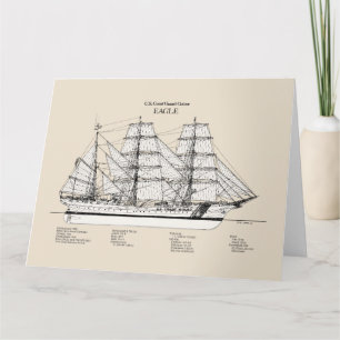 USCGC Eagle wix-327 - SBD Thank You Card