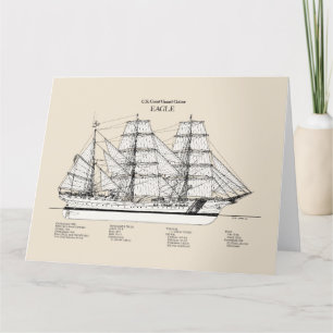 USCGC Eagle wix-327 - SBD Thank You Card
