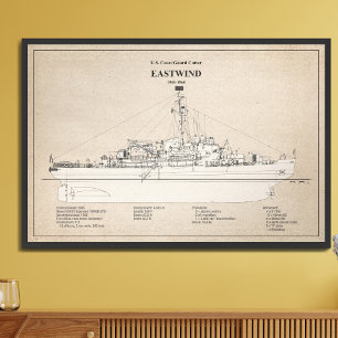 USCGC Eastwind wagb-279 - SBD Framed Art