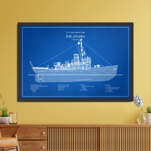 USCGC Escanaba wpc-77 – ABD Framed Art