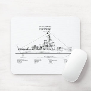 USCGC Escanaba wpc-77 - BD Mouse Pad