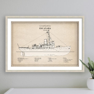 USCGC Escanaba wpc-77 - SBD Photo Print