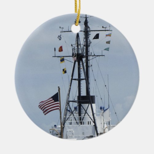 USCGC Ingham Ceramic Ornament