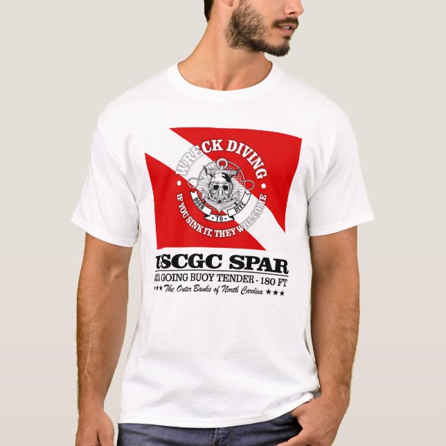 USCGC Spar (best wrecks) T-Shirt (Front)