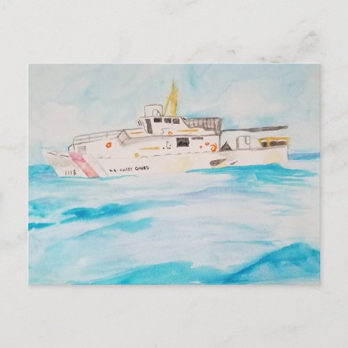 USCGC Tezanos Postcard
