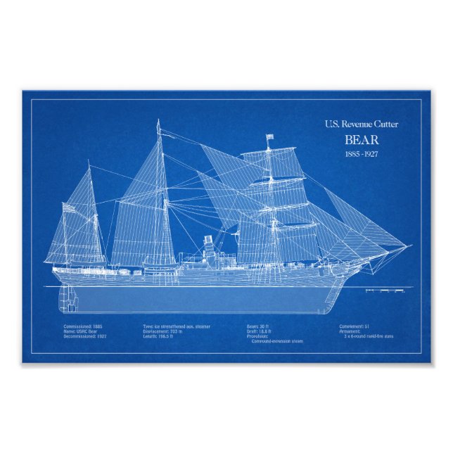 USCGRC USRC Bear - ABD Photo Print (Front)