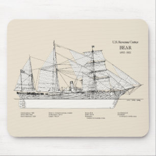 USCGRC USRC Bear - SBD Mouse Pad