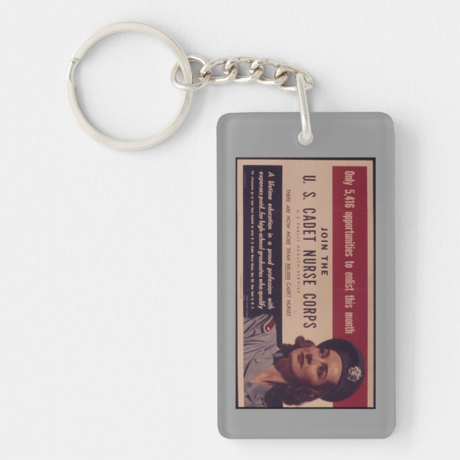USCNC Recruitment Poster Keychain (Front)