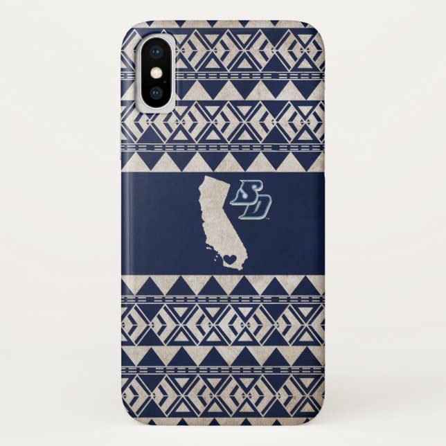 USD | California Tribal Pattern Case-Mate iPhone Case (Back)