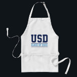 USD | Class Of Adult Apron<br><div class="desc">Check out these new University of San Diego designs! Get all the latest U of San Diego gear here. All of these Zazzle products are customizable with your class year, name, and club. These products make perfect gifts for the USD student, alumni, family, friend, or fan in your life.</div>