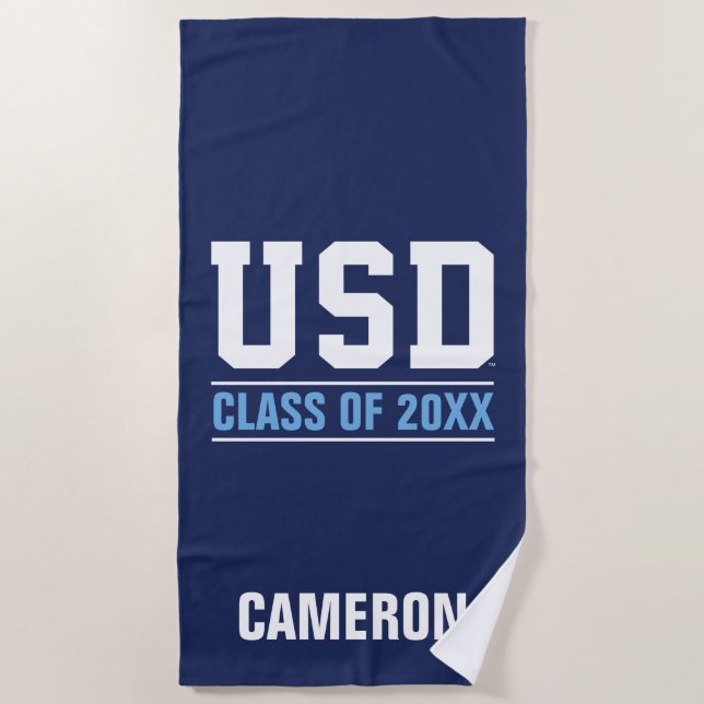 USD | Class Of Beach Towel (Front)