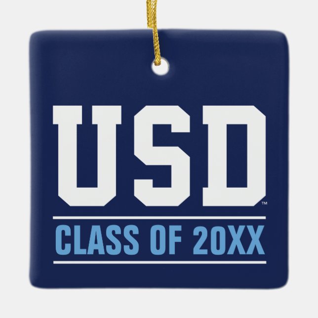 USD | Class Of Ceramic Ornament (Front)
