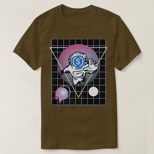 USD Coin Astronaut  T-Shirt (Design Front)