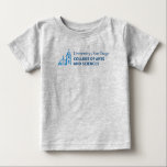 USD College of Arts and Sciences Baby T-Shirt<br><div class="desc">Celebrate your connection to the University of San Diego with this official College of Arts and Sciences design. Featuring the university’s iconic blue dome and bell tower illustration alongside bold text that reads “University of San Diego College of Arts and Sciences, ” this design showcases pride and school spirit. Perfect...</div>