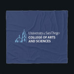 USD College of Arts and Sciences Fleece Blanket<br><div class="desc">Celebrate your connection to the University of San Diego with this official College of Arts and Sciences design. Featuring the university’s iconic blue dome and bell tower illustration alongside bold text that reads “University of San Diego College of Arts and Sciences, ” this design showcases pride and school spirit. Perfect...</div>
