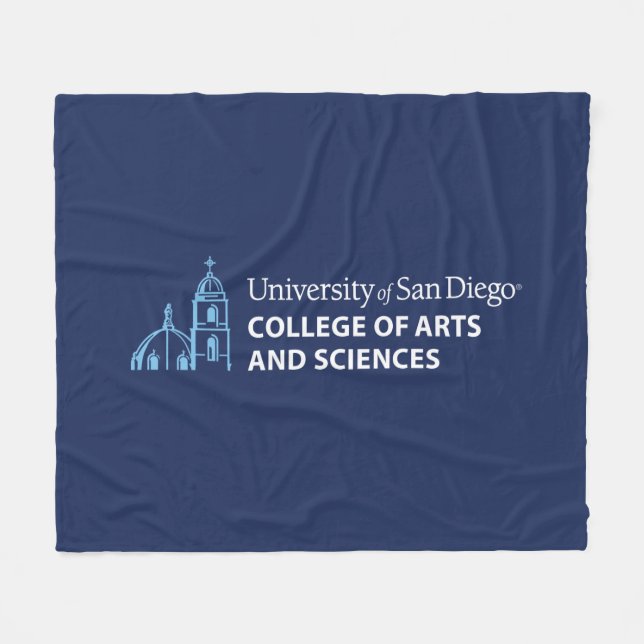 USD College of Arts and Sciences Fleece Blanket (Front (Horizontal))