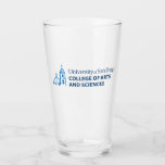 USD College of Arts and Sciences Glass<br><div class="desc">Celebrate your connection to the University of San Diego with this official College of Arts and Sciences design. Featuring the university’s iconic blue dome and bell tower illustration alongside bold text that reads “University of San Diego College of Arts and Sciences, ” this design showcases pride and school spirit. Perfect...</div>