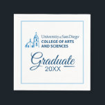 USD | College of Arts and Sciences | Graduation Napkins<br><div class="desc">Check out these officially licensed University of San Diego College of Arts and Sciences designs! Get all the latest University of San Diego College of Arts and Sciences gear here. All of these Zazzle products are customizable with your class year, name, and club. These products make perfect gifts for the...</div>