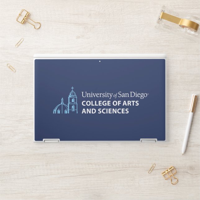 USD College of Arts and Sciences HP Laptop Skin (Desk)