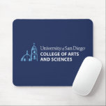 USD College of Arts and Sciences Mouse Pad<br><div class="desc">Celebrate your connection to the University of San Diego with this official College of Arts and Sciences design. Featuring the university’s iconic blue dome and bell tower illustration alongside bold text that reads “University of San Diego College of Arts and Sciences, ” this design showcases pride and school spirit. Perfect...</div>