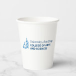 USD College of Arts and Sciences Paper Cups<br><div class="desc">Celebrate your connection to the University of San Diego with this official College of Arts and Sciences design. Featuring the university’s iconic blue dome and bell tower illustration alongside bold text that reads “University of San Diego College of Arts and Sciences, ” this design showcases pride and school spirit. Perfect...</div>