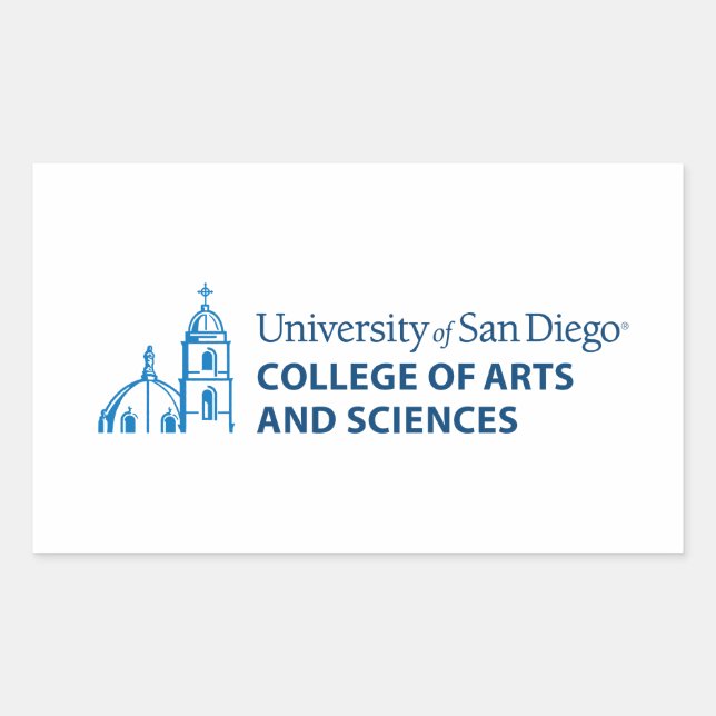 USD College of Arts and Sciences Rectangular Sticker (Front)