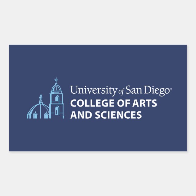 USD College of Arts and Sciences Rectangular Sticker (Front)