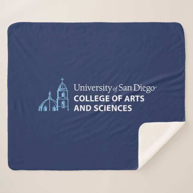 USD College of Arts and Sciences Sherpa Blanket (Front (Horizontal))